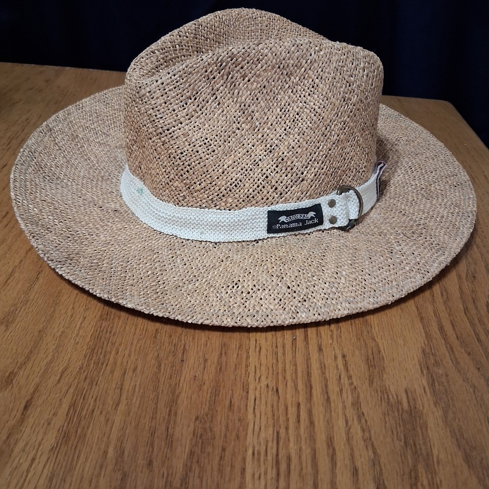 Panama Jack Hat Original Mesh Safari Straw Hat